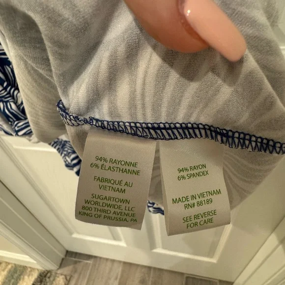 Lilly Pulitzer Boat Neck Parigi Romper Size L - Picture 7 of 8